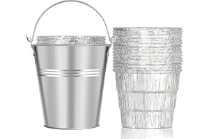 Unidanho Verbesserter Räucher-Fetteimer für Traeger Pit Boss Rec Tec Ersatzteile Holzpelletgrill Tropfölauffangeimer HDW152 Louisiana Pitboss Grillzubehör mit 20 Folieneinsätzen