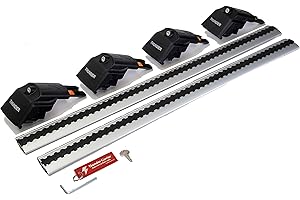 THUNDER CARRIER Lockable Aluminum Roof Rack Crossbars | Fits Jaecoo 7 2023 Onwards| Rooftop Cargo Roof Box | Tent Ski Racks Bike Racks | 165lbs Dynamic 496lbs Standing Capacity | jaecoo Roof Rack (Grey)