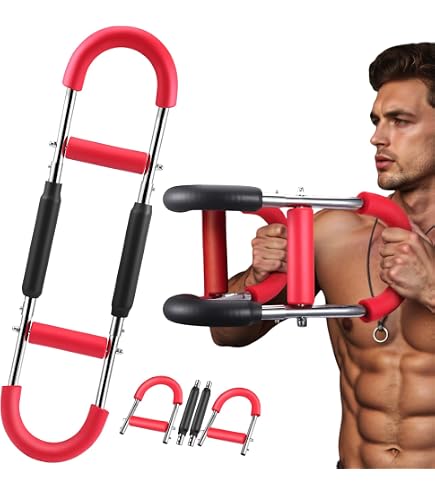 Appareil De Fitness à Bras De Torsion Réglable, Exerciseur à Puissance Hydraulique, Extenseur De Poitrine à Domicile, Biceps, Équipement De Musculation pour Musculation des épaules Et De La Poitrine