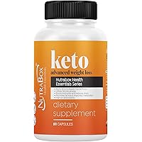 NUTRABOX keto advanced weight/fat loss for men and women (Herbal supplement) - 60 veg capsules