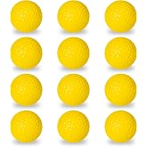 Franklin Sports Golf Topları &ndash; Resmi Boyut &ndash; İ&ccedil; veya Dış Mekan Golf Antrenmanı &ndash; Golf Egzersizleri i&ccedil;in Kısıtlı Top D&ouml;v&uuml;ş&uuml; &ndash; 