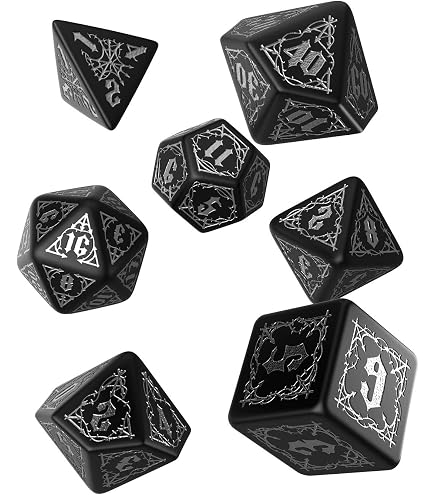Q Workshop - PACK DE D6 - COBALT & BLANC
