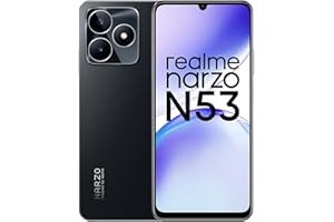realme narzo N53 (Feather Black, 8GB+128GB) 33W Segment Fastest Charging | Slimmest Phone in Segment | 90 Hz Smooth Display