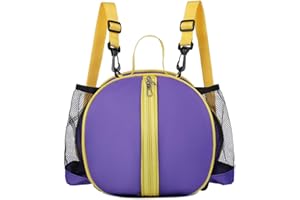 Ezweiji Bolsa de baloncesto, baloncesto, fútbol, voleibol, bolso bandolera, bolsa de entrenamiento, bolsa de almacenamiento con correa para el hombro, para adultos y niños