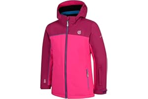 DARE 2B Regatta Unisex Kids Legit Waterproof and Breathable Foldaway Hooded Ski and Snowboard Jacket With High Loft Insulation and Snowskirt Jacket