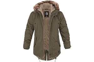 bw-online-shop Winterparka Fishtail mit Futter Herren Parka Jacke