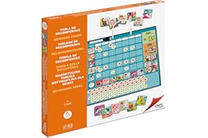 Cayro - Tableau des Récompenses - de 3 à 12 Ans - pour Que Les Enfants Apprennent à Faire Leurs Devoirs de Manière Ludique - Score Magnétique - 1 à 2 Enfants