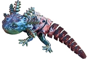 BELLIGERN 3D Printed Animals Axolotl Fidget Toy 3D Printed Toys 3D Printed Axolotl Good for Developing Fine Motor Skills Toy Decoration Can Relieve Stress Can Be Used as a Gift Suitable for Children and Adults