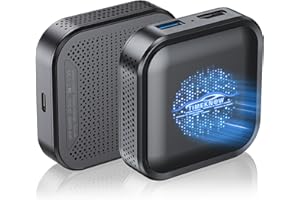 TIMEKNOW CarPlay Adaptador Inalámbrico 3 en 1 Wireless Carplay Adapter para Autos CarPlay y Android Auto Android 11 con Netflix,Tiktok,Carplay Ai Box para Veículos de Fábrica con CarPlay por Cable