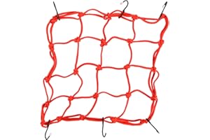 ‎GOOFIT GOOFIT 30.5 x 30.5 cmMotorcycle Luggage NetMesh Helmet Net with Hook Tension Net Safety Net Elastic Luggage Strap for Motorcycle Bike