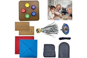 Mino Plus Gioco Tradizionale Coreano,set di giochi folk coreani,set di ciottoli di pietra Gonggi Jack,Giochi tradizionali coreani,Giochi Coreani,Giochi di viaggio per famiglie,per Bambini e Adulti (A)