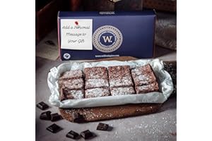 WILFREDS Wilfred’s Ultimate Chocolate Brownies – 12 Handmade Belgian Treats in a Letterbox-Friendly Gift Box | Gourmet Brownies by Post | Perfect Chocolate Gift for Birthdays & Special Occasions