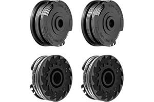 Odashen 4 Pack Strimmer Trimmer Cutting Spool Line Replacement For Bosch ART 24 27 30 30-36 LI, Brushcutter Wire 20ft, Strimmer Spool for Bosch, No.F016800351