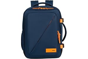 American Tourister Take2Cabin - easyJet Cabin Bag 36 x 20 x 45 cm, 38 L, 0.80 kg, Hand Luggage, Airplane Backpack M Underseater