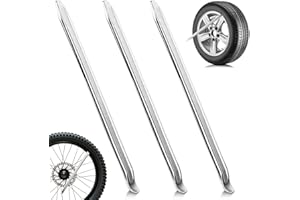 KILDOWS 3 Pièces Demonte Pneu, 30cm Démonte Pneu Moto Levier de Pneus de Voiture Manuel Outils de Réparation de Pneu Démonte-Pneu pour Changement de Pneu Trottinette Electrique Vélo Moto Voiture