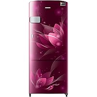 Samsung 192 L 3 Star Inverter Direct Cool Single Door Refrigerator (RR20A1Y2YR8/HL, Saffron Red)