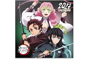 Grupo Erik Demon Slayer Wall Calendar 2027 UK - Anime Gifts, Manga Merch