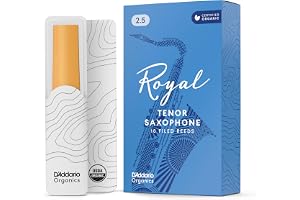 Rico Royal Tenor saxofon rörblad – låda med 10 – styrka 2,5
