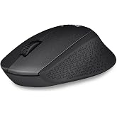 Logitech M330 Silent Wireless Mouse, Right Hand Use, 10 m Usage Distance, 1,000 DPI High Precision Optical Trace