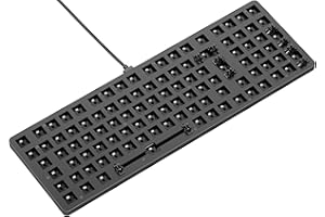 Glorious Gaming GMMK 2 Full Size (96%) Barebones (solo struttura) - Struttura per tastiera da gaming meccanica, full-size (96%), alluminio, personalizzabile, RGB, layout internazionale / ISO - Nero