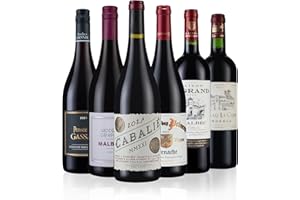 Laithwaites Best of French Red Wine Selection - Case of 6 Mixed Bottles (75cl) - Includes Cabalie Grenache-based blend, Merlots & Malbecs