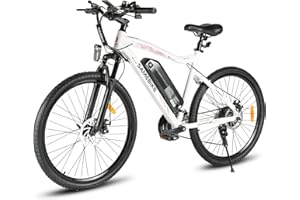 SAMEBIKE Bicicleta electrica, 26" Bici Eléctrica, Bicicleta de montaña Adulto,Bicicleta montaña de, e Bike MTB batería 36V13Ah, Shiman0 21 velocidades