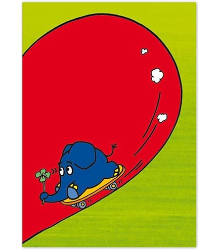 Postkarten-Set „Sendung Mit Der Maus“ – 10 Stück Geburtstagstorte Motiv, A6 Format