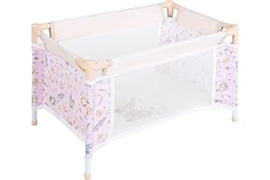 ColorBaby, 44999 Lit de Voyage pour poupée 29 x 50 x 30 cm, lit Portable, Jeu d'imitation, Accessoire de poupée, Design Compact, Montage Facile (44999)