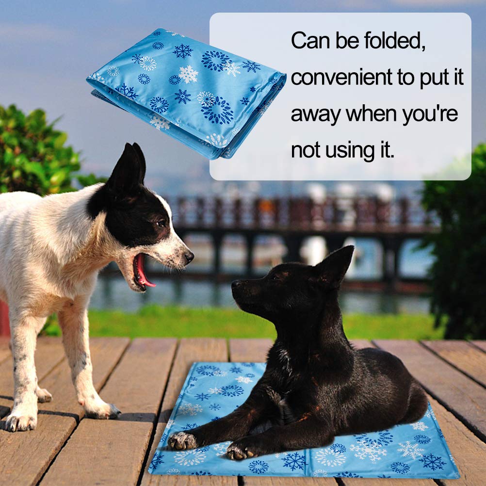 BINGPET Dog Cooling Mat Pet Self Cooling Gel Pad for Summer Sleeping