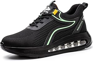 OBQCARE Scarpe Antinfortunistica Scarpe da Lavoro Scarpe Antinfortunistiche Leggere Uomo Scarpe da Lavoro Scarpe Sportive Leggere Antiscivolo Scarpe da Trekking