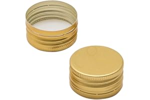 Milo srl Tappo A Vite Tappi per Bottiglia Vetro 5 LT Ø 35,5 PZ 10 Oro BOTTIGLIONE