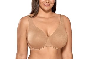 DELIMIRA AISILIN Mujer Sujetador Talla Grande Reductor Sin Costuras Sin Relleno