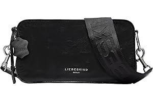 Liebeskind Berlin Damen-Umhängetasche „Clarice M“ – Crossbody Bag Damen aus Leder mit verstellbaren Schulterriemen – Damen-Schultertasche, großzügige Fächer mit Reißverschluss und Knopfverschluss