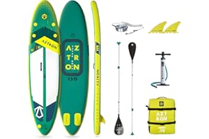 Aztron 11'0", SUP Super Nova All Round Unisex Adulto, GIALLO E VERDE, 11 0