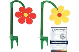 Neustanlo | Rasensprinkler Tanzende Blume | 2er Pack | farblich Sortiert | Bewässerung Sprenger beweglich | der ideale Spaß für den Garten