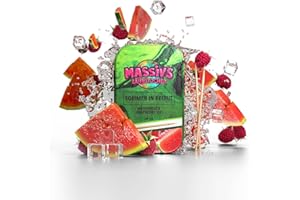 GENERISCH 100 Massiv's Zahnstocher mit Geschmack, Kollaboration mit Wunder Zahnstocher, frischer Atem mit Aromatisierte Zahnstocher, Alternative zu Kaugummi Bonbons (1 Metalldose, Watermelon Raspberry Ice)