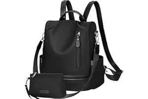 Eshow Zaino Donna Antifurto, Zainetto Casual 3 in 1, Borsa Zaini per Viaggio Scuola Lavoro Shopping e Università