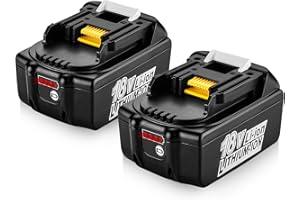 XNJTG [2 sztuki] 18 V 5,5 Ah akumulator zamienny do akumulatora Makita 18 V BL1850 BL1830 BL1850 BL1860B BL1860 BL1840 BL1850B BL1840B do narzędzi Makita 18 V