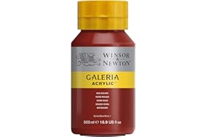 Winsor & Newton Galeria - acrílico), Ocker rojo, 500ml - Acrylfarbe