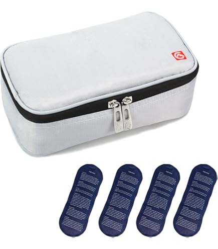 Borsa Termica ALLCAMP Per Insulina E Medicinali - Con Gel Freddo, 23x12x7 Cm, Ideale Per Diabetici - Foto 6