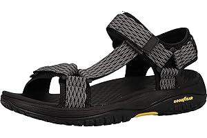 Skechers, Lomell, Homme Sandale Noir