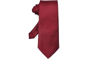 Peslogy Classic Mens Solid Ties Formal Neck Tie for Business Wedding Interview Office Wear