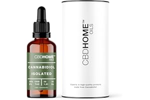 CBD HOME Oils - Olio CBD al 40% FORTE 30 ml - Isolato - Base di Canapa Biologica Arricchito con 40% di CBD Puro e Omega 3-6-9. Olio CBD Certificato 12000 mg - Prodotto nell'UE