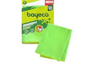 Bayeco Cuidamuebles - Bayeta Especial para Tus Muebles, Puertas y Objetos de maderac- 100% Microfibra - Elimina de Forma efectiva el Polvo, ácaros y Suciedad - 1 Unidad