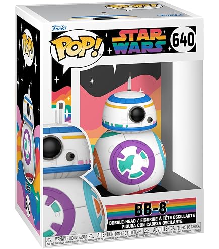 Funko Pop! Star Wars: Pride 2023- R2-D2- Figurine en Vinyle à Collectionner - Idée de Cadeau - Produits Officiels - Jouets pour Les Enfants et Adultes - Movies Fans Funko Pop! Star Wars: Pride 2023- R2-D2- Figurine en Vinyle à Collectionner - Idée de Cadeau - Produits Officiels - Jouets pour Les Enfants et Adultes - Movies Fans