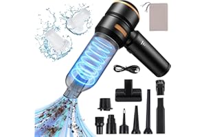 HOVIN Handstaubsauger Akku Kabellos - 20000pa Auto staubsauger Stark, Mini Staubsauger FüR Auto, Pc, Haus,KüChe,Ritzen Und Ecken,Vacuum Cleaner High Power,Kann Als Aufblasbare Pumpe Verwendet Werden,6000mAh