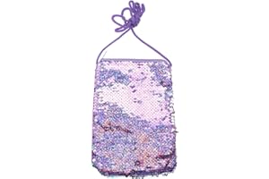 TENDYCOCO Pailletten Umhängetasche Flip Paillette Münzfach vertikal Handy Geldbeutel reversible Paillettenhand Glitzern Umhängetasche bling Telefongeldbeutel mini für Frauen Mädchen Kinder Kinder