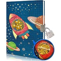 Journal Secret I-TOTAL Avec Cadenas Métal & 2 Clés - Pages à Points (Design GRAFFITI)