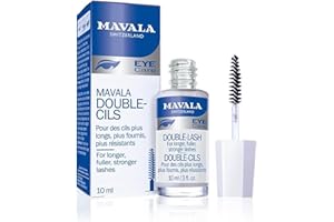 Mavala - Sérum de Nuit d'Origine Naturelle Double-Cils - Pousse Cils - Nutritif - Hydratant Booster de Croissance et Repousse - Limite la Chute - 10ml