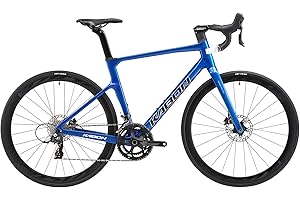 KABON Bici da corsa carbonio, 700C bici da strada T800 con 105 R7000 22 velocità Bicicletta da corsa con freno a disco per uomini e donna